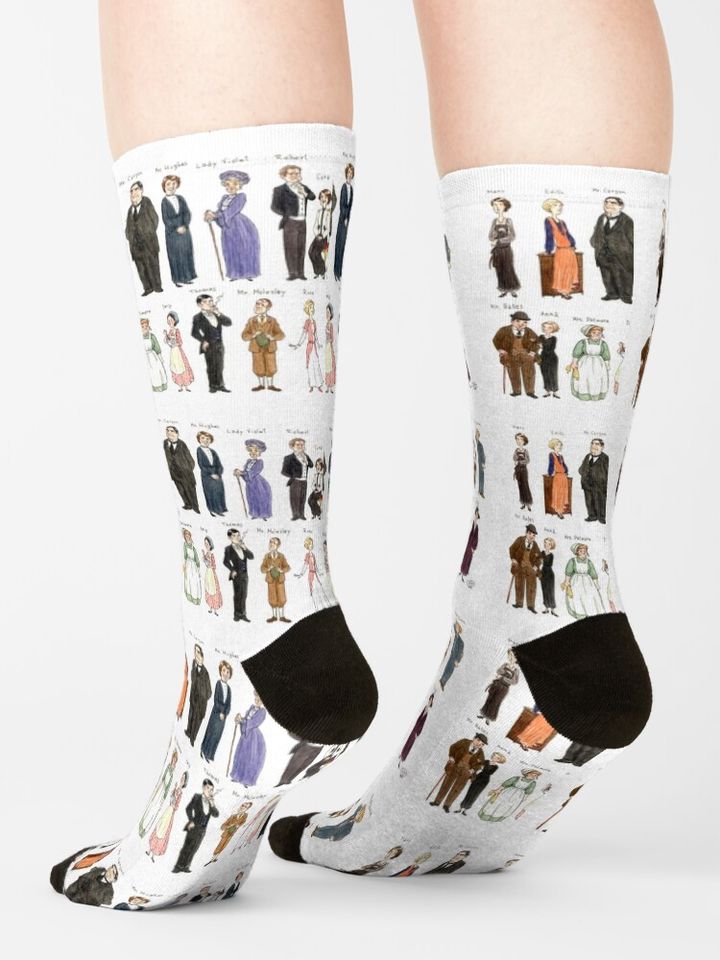 Downton A. Portraits Socks