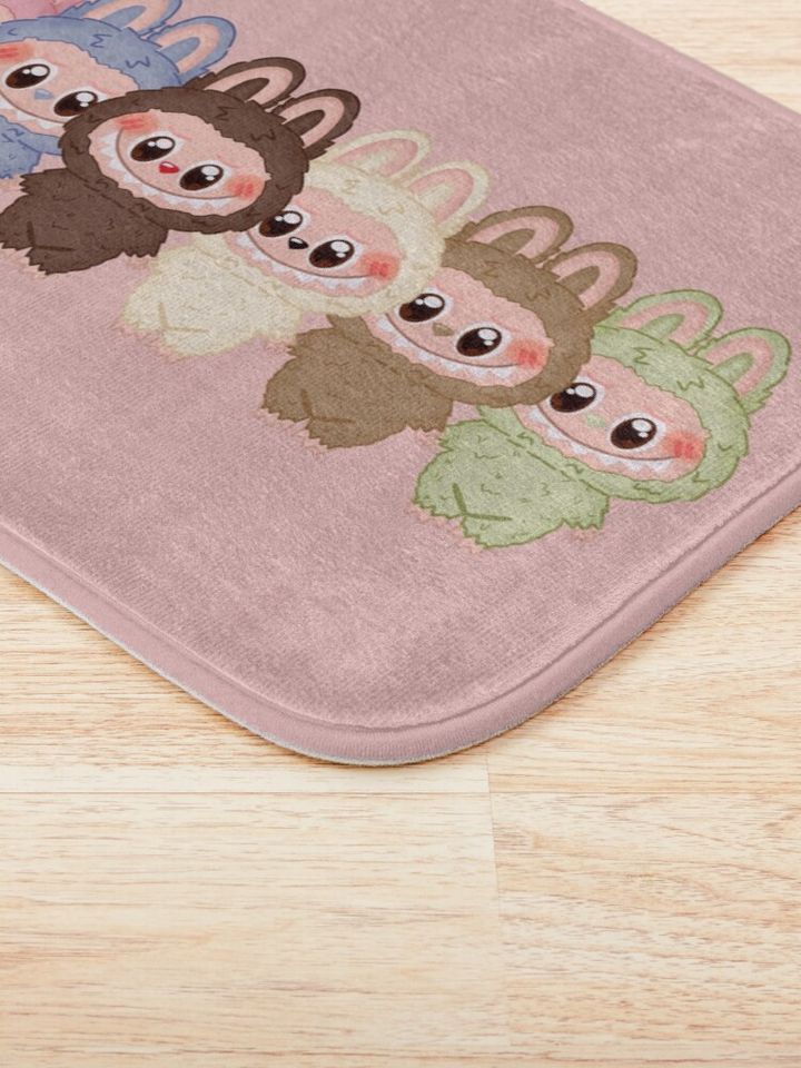 Labubu series 1 v5 Bath Mat, For Bathroom, For Kitchen
