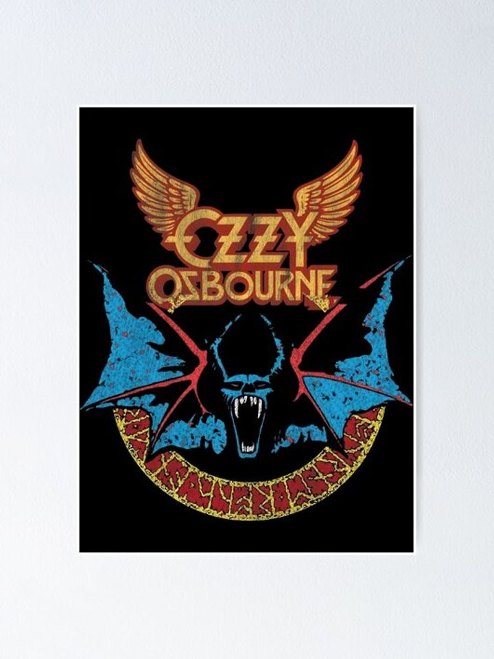 Ozzy is Bat Vintage  Poster