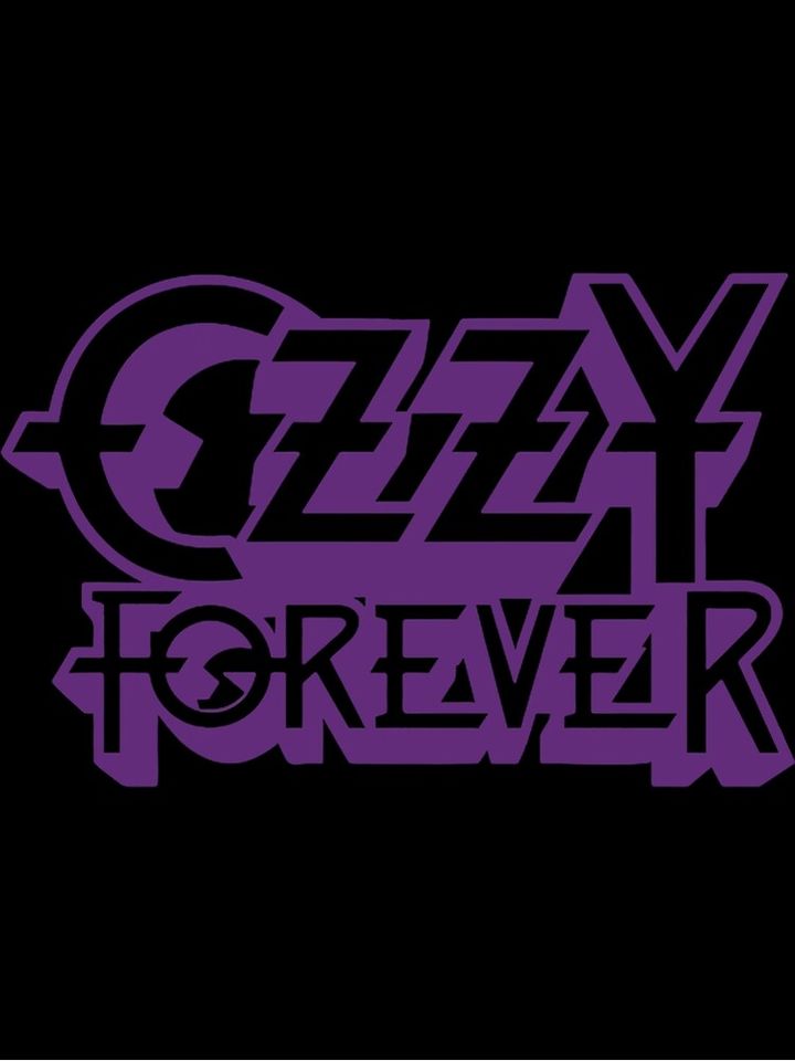 Purple Ozzy Forever Poster