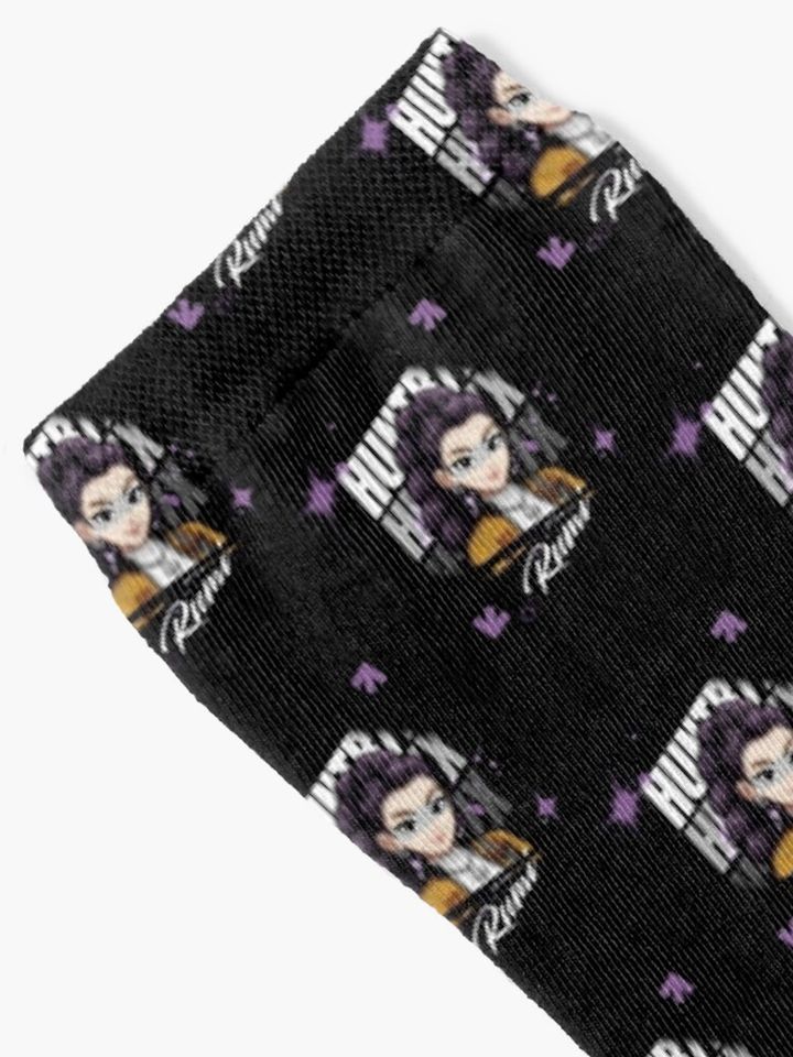 Rumi Street Art Design – Huntrix from K-POP Demon Hunters Socks