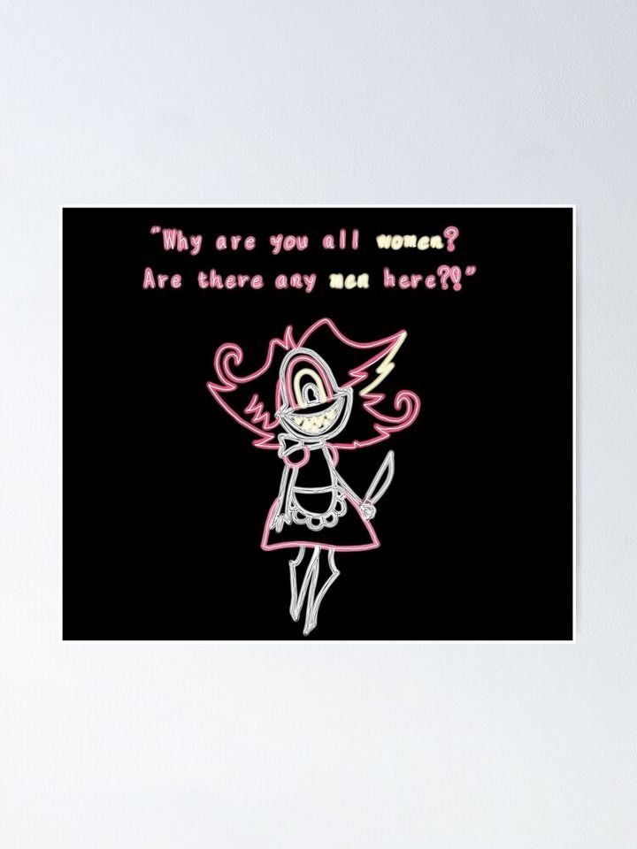 Neon Nifty from Hazbin Hotel Poster