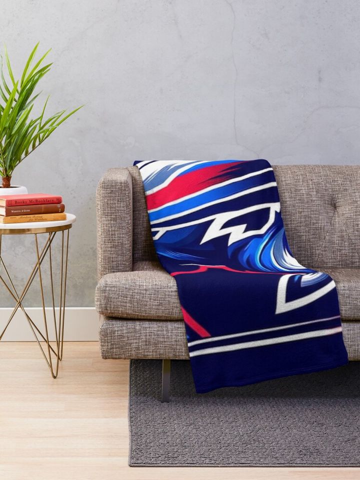Buffalo Football Throw Blanket