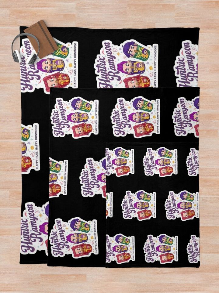 Huntrix Ramyeon Fleece Blanket, Gift For Fan