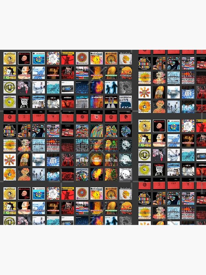 RADIOHEAD THUMBNAILS Throw Blanket