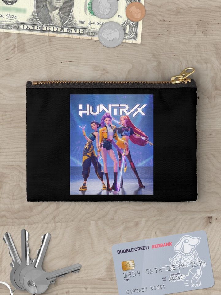 Kpop Demon Hunters Huntrix Zipper Pouch