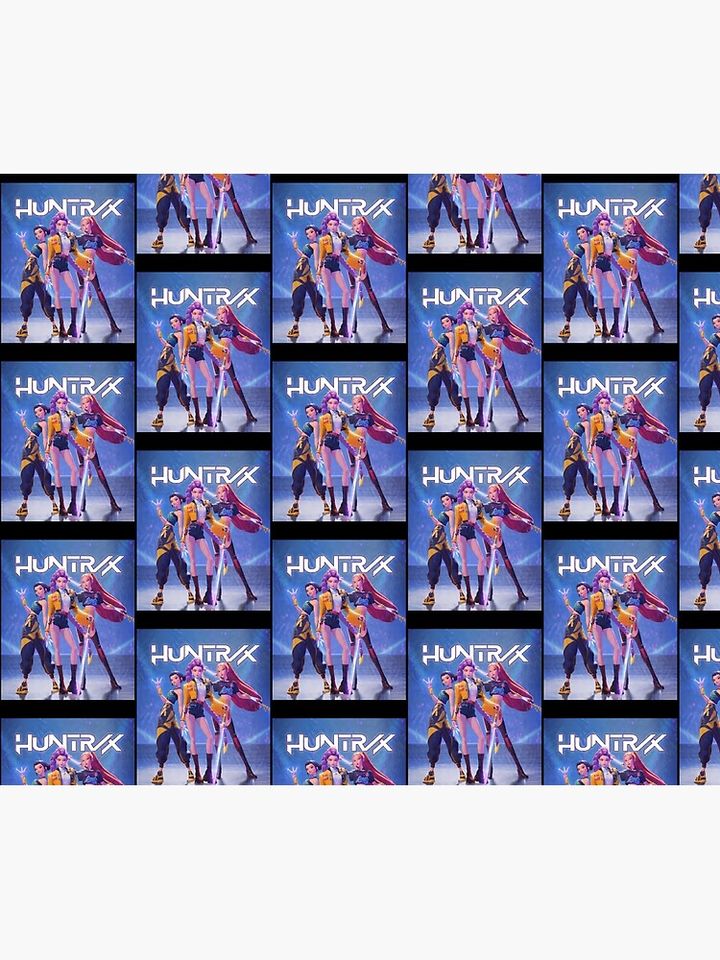 Kpop Demon Hunters Huntrix Fleece Blanket