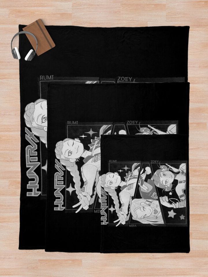 Kpop Huntrix Fleece Blanket, Gift For Fan