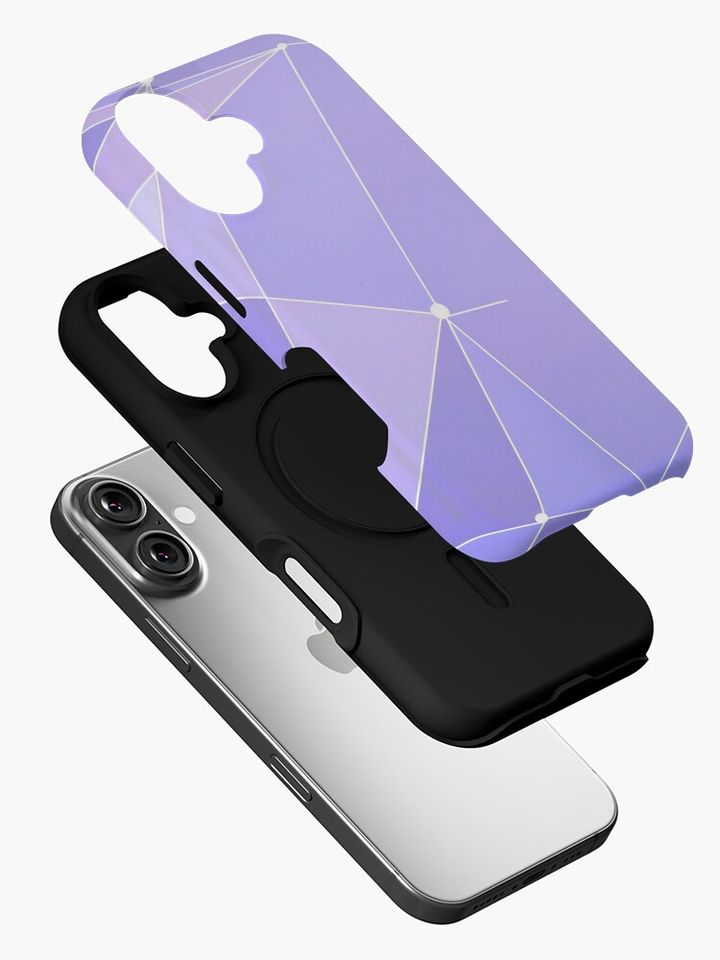 Purple Wall 2.0 iPhone Case
