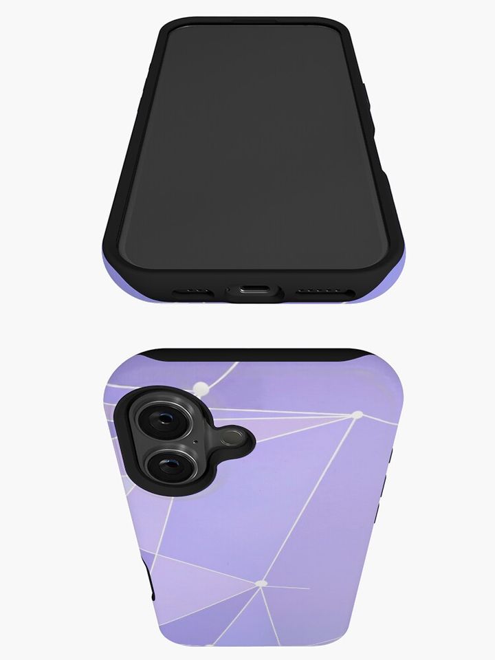Purple Wall 2.0 iPhone Case