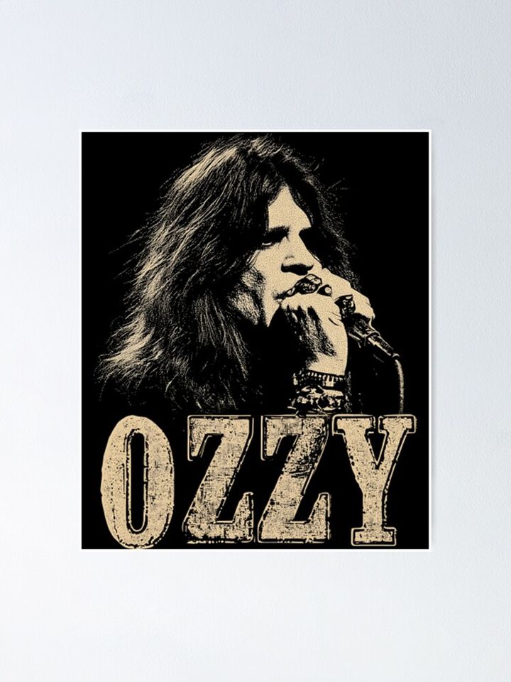 RIP Ozzy Osbourne Poster