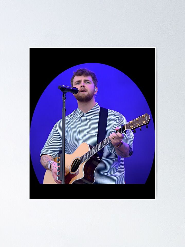 Alex Warren Live Performance Guitar Graphic Poster