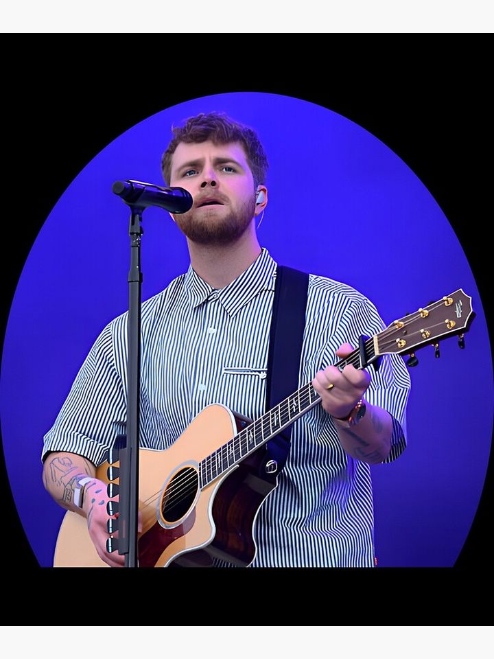 Alex Warren Live Performance Guitar Graphic Poster
