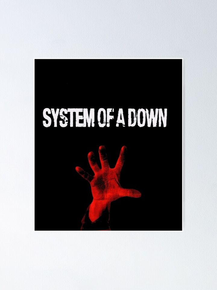 Classic Poster – SYSTEM OF DOWN Rock Album Cover Wall Print