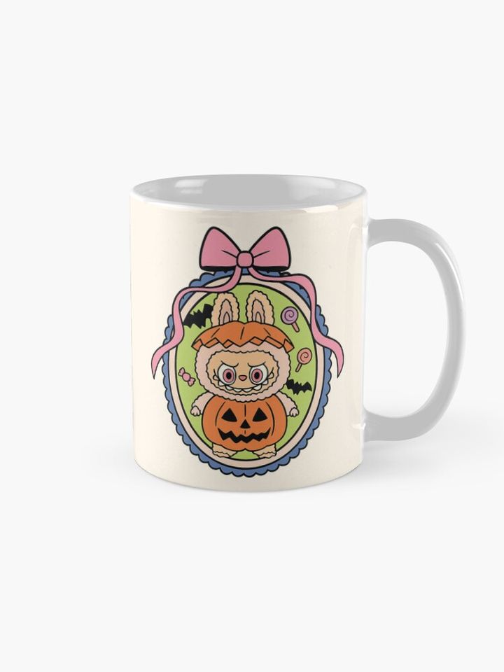 Labubu with pumpkin Coffee Mug