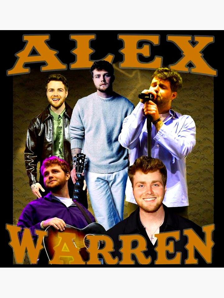 Alex Warren Tour Vintage Poster