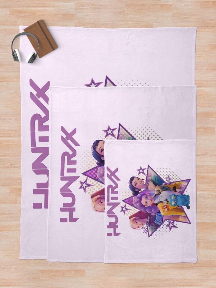 KPop Demon Hunters_02 Fleece Blanket, Gift For Fan