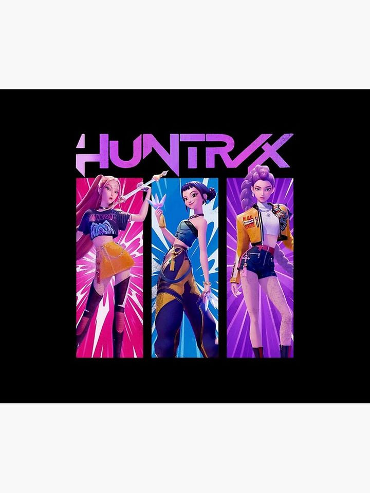 HUNTRIX Kpop Demon Hunters Fleece Blanket, Gift For Fan