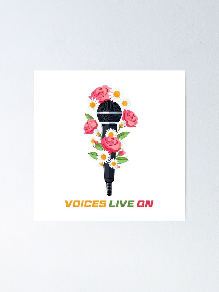 Charlie Kirk's Mic, Rest in Peace Poster