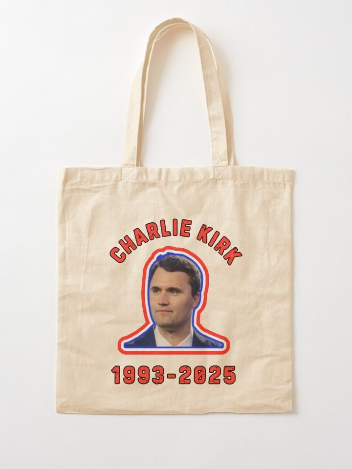 Rip Charlie Kirk Tote Bag