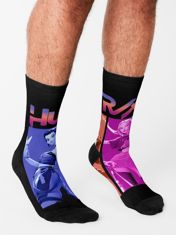 Huntrix Kpop Demo Movie Socks