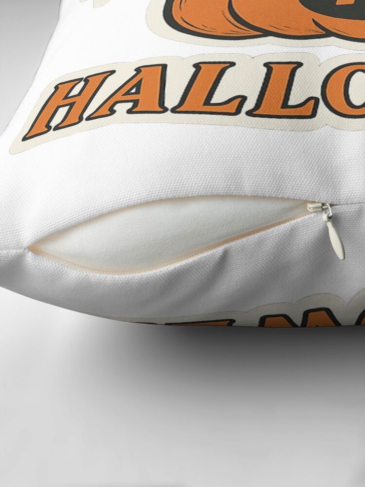 Happy Halloween Pumpkin Cute Design Pillow