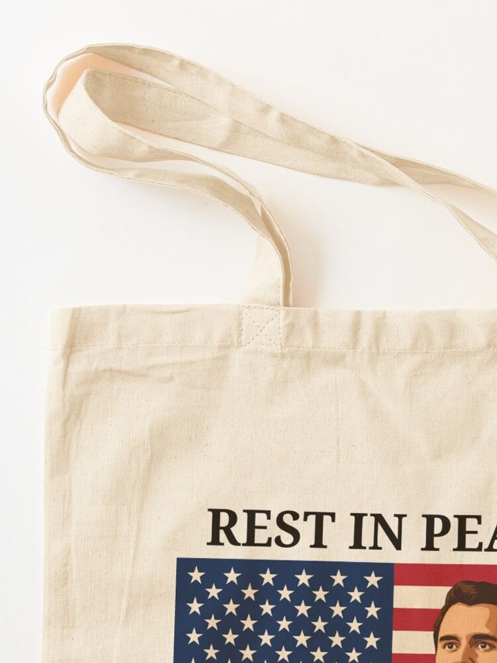 Charlie Kirk RIP Tote Bag