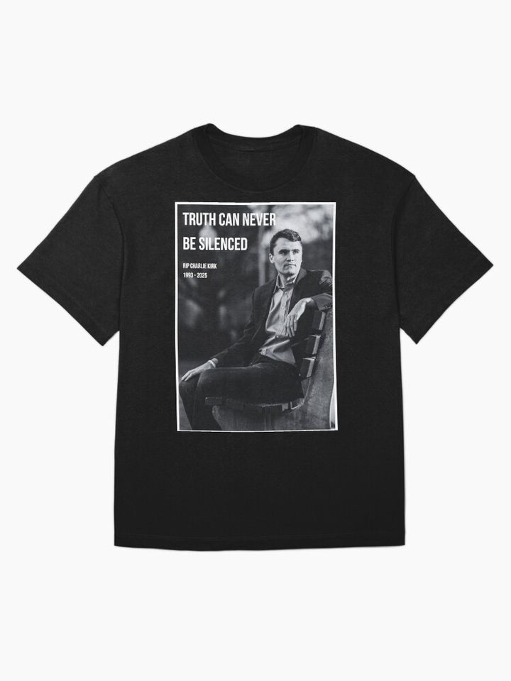Charlie Kirk - Truth can never be silenced T-Shirt