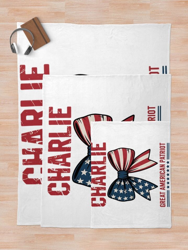 CHARLIE KIRK Blanket