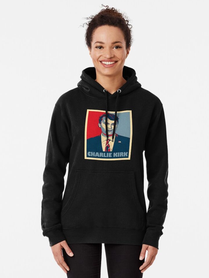 Charlie Kirk Pullover Hoodie