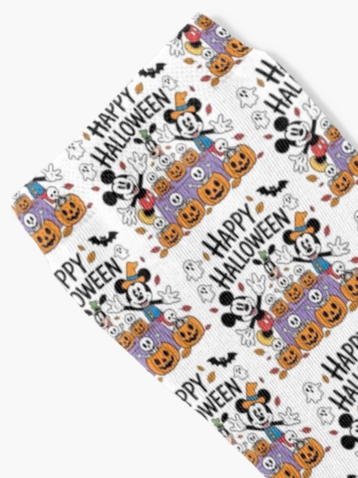 Disney Mickey Pumpkin Socks