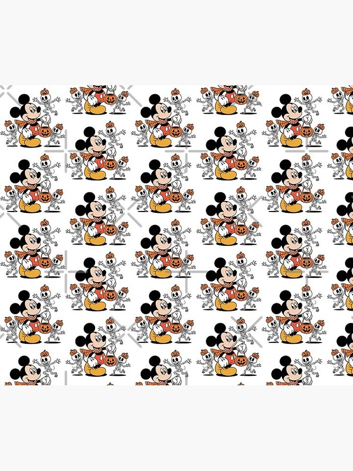 Disney Mickey Pumpkin Throw Blanket