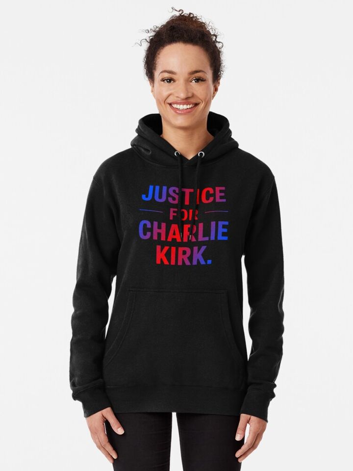 Charlie Kirk Pullover Hoodie
