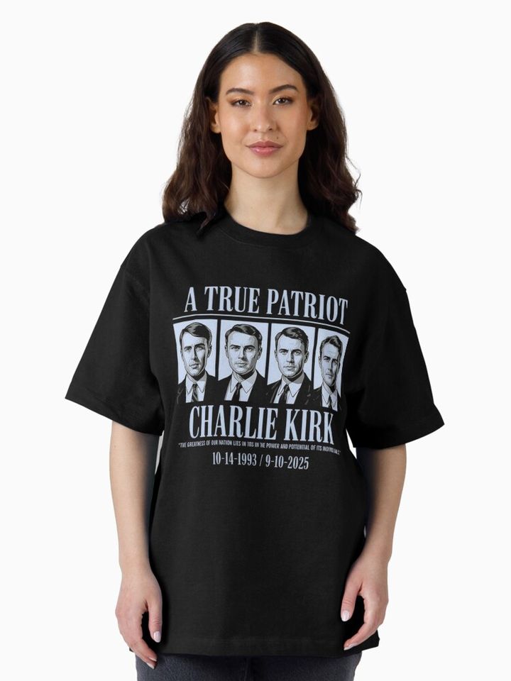 Charlie Kirk Oversized T-Shirt