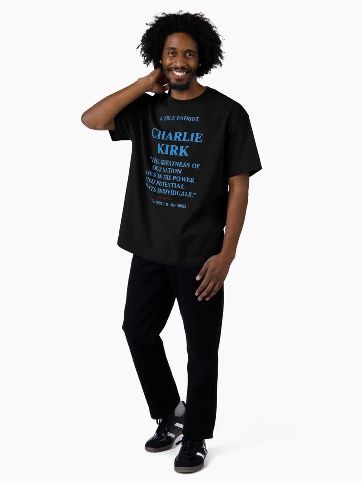 Charlie Kirk Oversized T-Shirt
