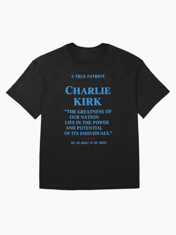 Charlie Kirk Oversized T-Shirt