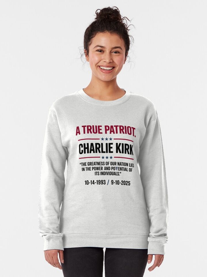 Charlie-Kirk  Pullover Sweatshirt