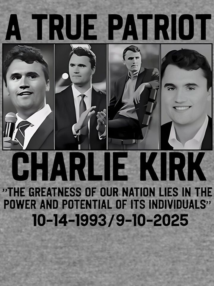 A true Patriot Charlie Kirk Lightweight Sweatshirt