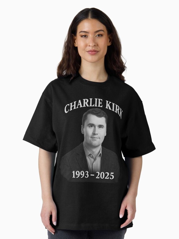 Charlie Kirk Oversized T-Shirt
