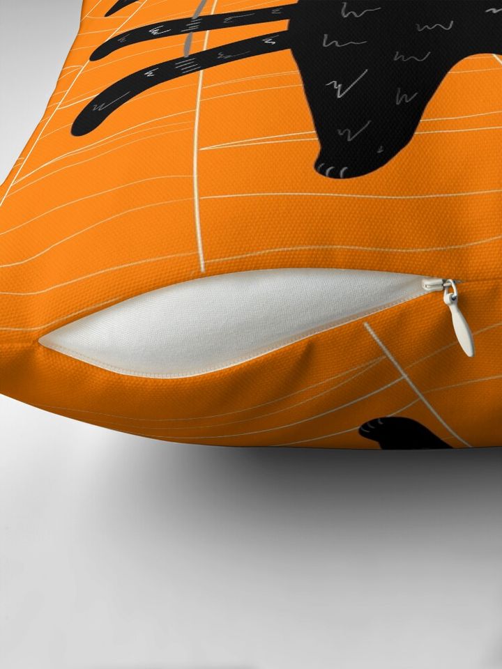 Spooky Spider Cat Pillow