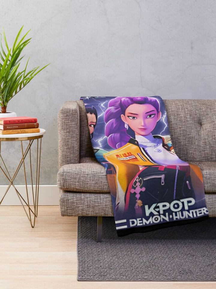 HUNTRIX - Kpop Demon game hunters Fleece Blanket