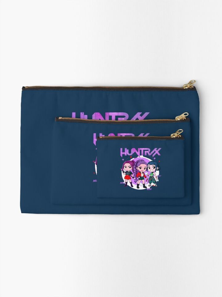 Huntrix Demon Hunters   Zipper Pouch