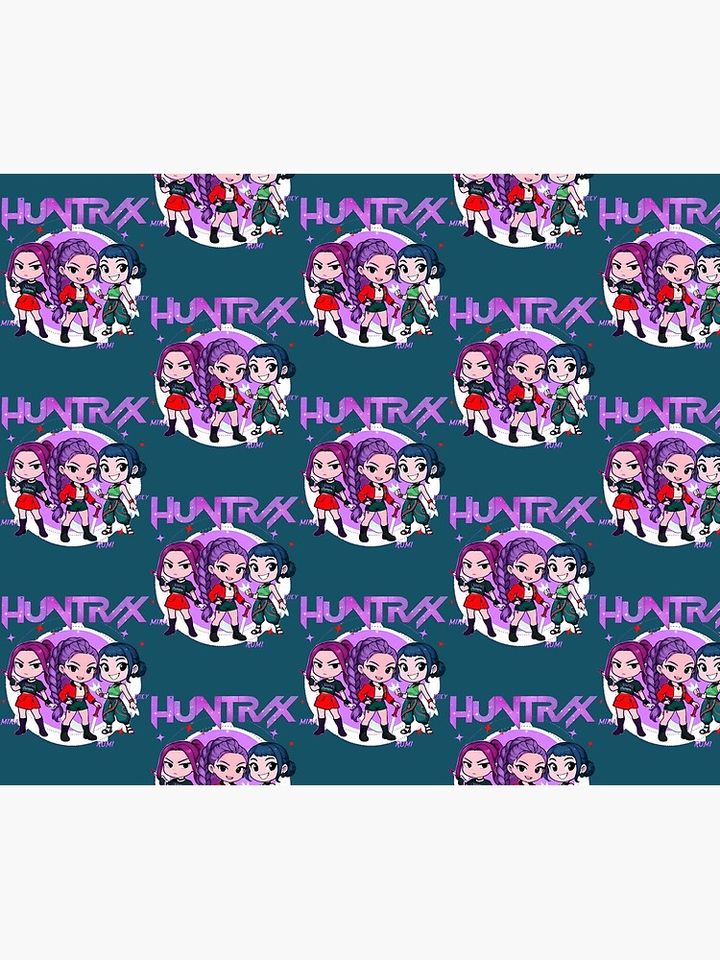 Huntrix Demon Hunters   Fleece Blanket