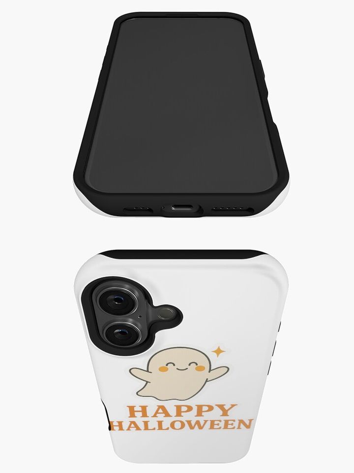 Happy Halloween Cute Smiling Ghost iPhone Case