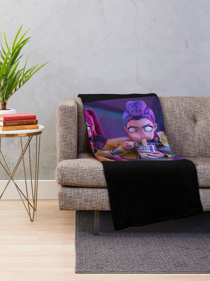 KPop Demon Hunters Comfortable Soft Throw Blanket for Everyday Use
