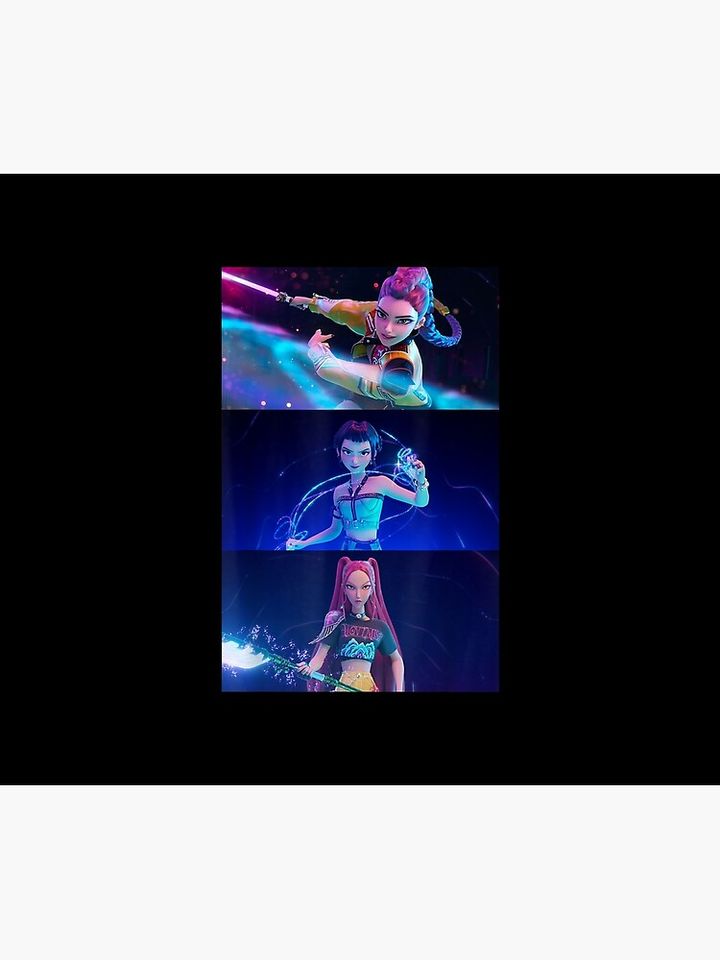 Plush Soft KPop Demon Hunters Throw Blanket for Sofa and Travel Use