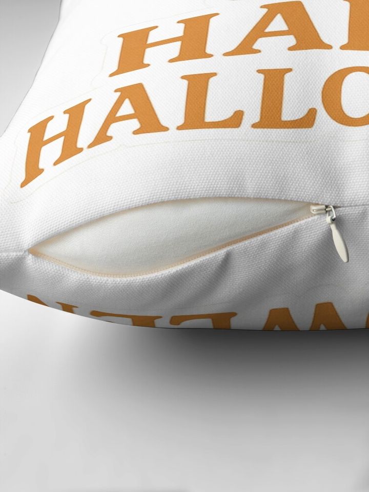 Happy Halloween Cute Ghost Design Pillow