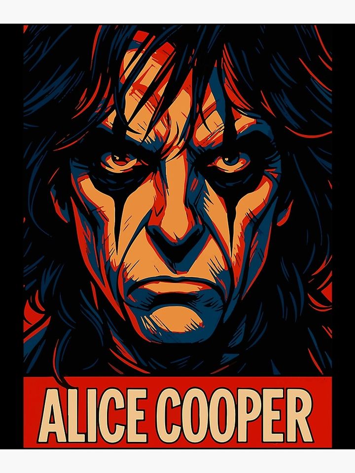 Alice Cooper Poster – Retro Band Print