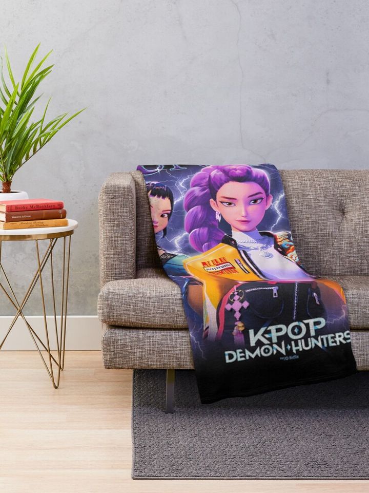 Huntrx - Huntrix Kpop Demon Hunters Fleece Blanket, Gift For Fan