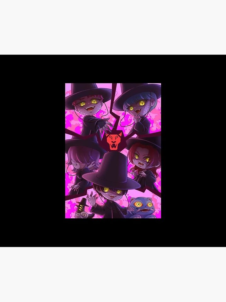 KPop Demon Hunters Cozy Session Throw Blanket for Couch and Travel